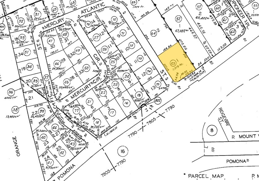 2685 Pomona Blvd, Pomona, CA for lease - Plat Map - Image 2 of 2