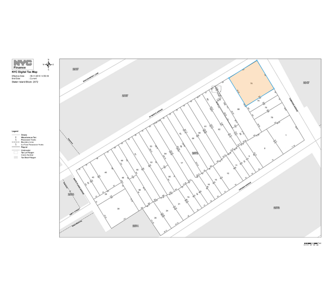 162-166 St Marys Ave Island, Staten Island, NY for sale - Plat Map - Image 3 of 3