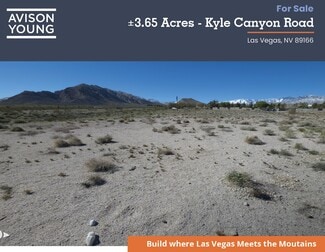 Plus de détails pour Kyle Canyon Rd, Las Vegas, NV - Terrain à vendre