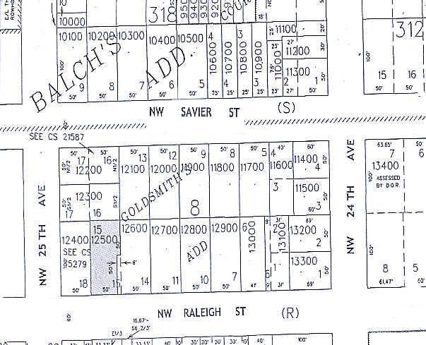 2475 NW Raleigh St, Portland, OR for sale - Plat Map - Image 2 of 15