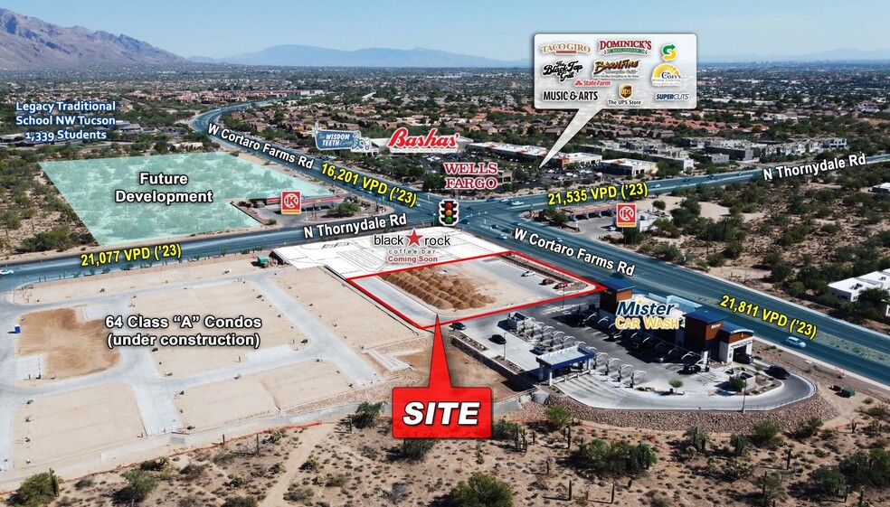 NWC Cortaro Farms Rd and Thornydale Rd, Tucson, AZ for lease - Building Photo - Image 1 of 3