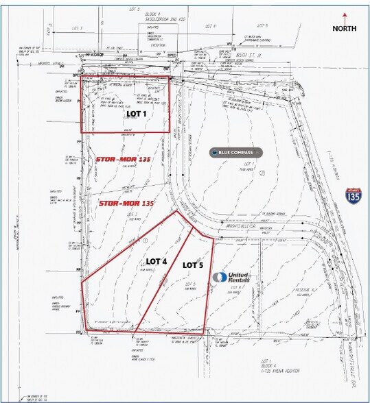 SWC I-135 & 85th, Park City, KS à vendre - Plan cadastral - Image 2 de 3