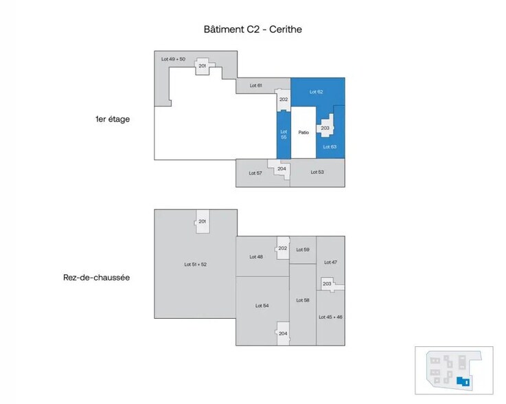 Office in Cergy for lease - Floor Plan - Image 1 of 12
