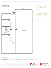 12893 Alcosta Blvd, San Ramon, CA à louer Plan d’étage- Image 1 de 1