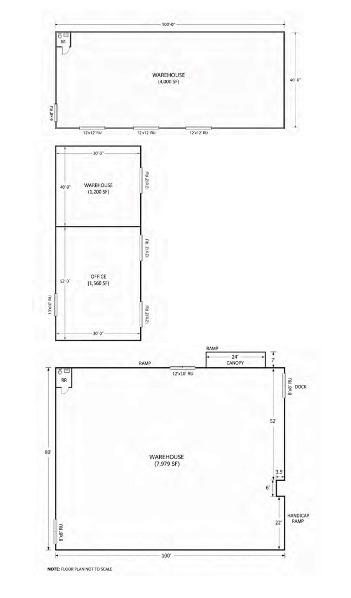 117 V St, Bakersfield, CA à louer Plan d’étage- Image 1 de 1