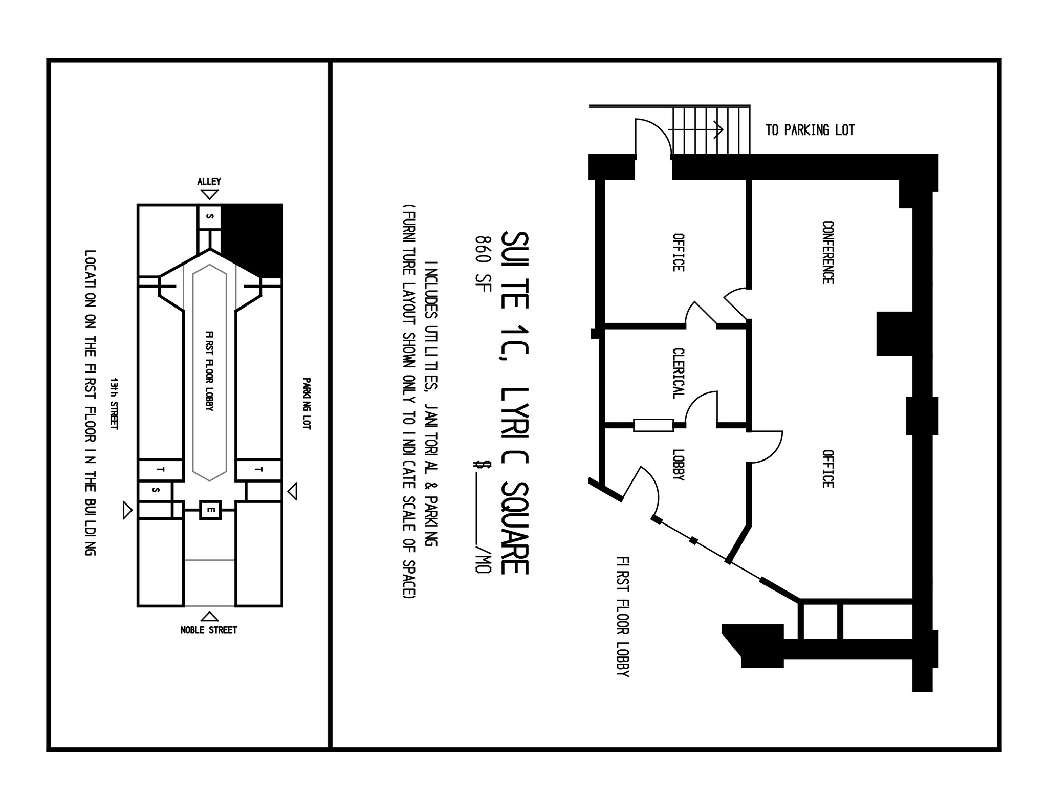 1302 Noble St, Anniston, AL à louer Plan de site- Image 1 de 1