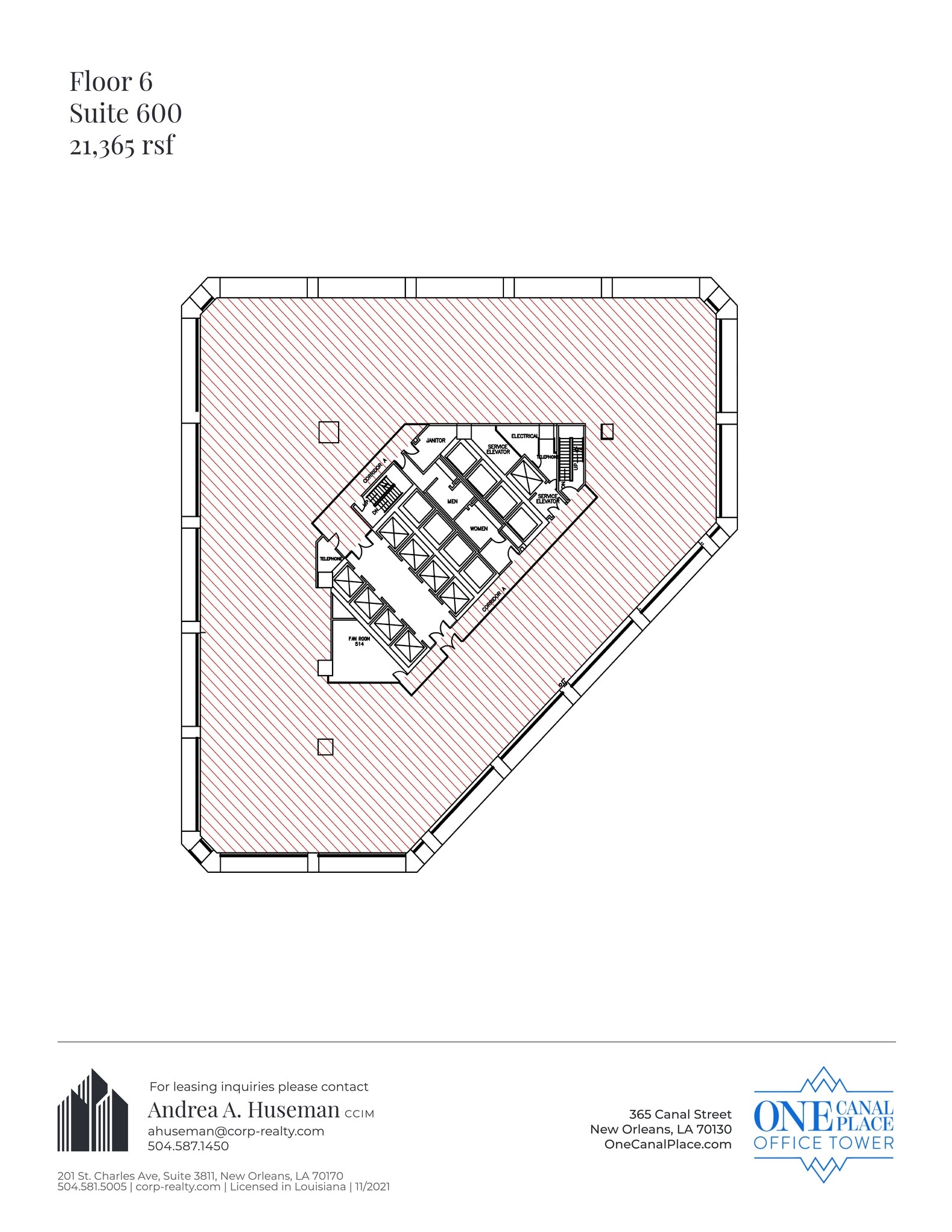 365 Canal St, New Orleans, LA for lease Site Plan- Image 1 of 1