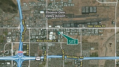21430 N 15th Ln, Phoenix, AZ - AERIAL  map view