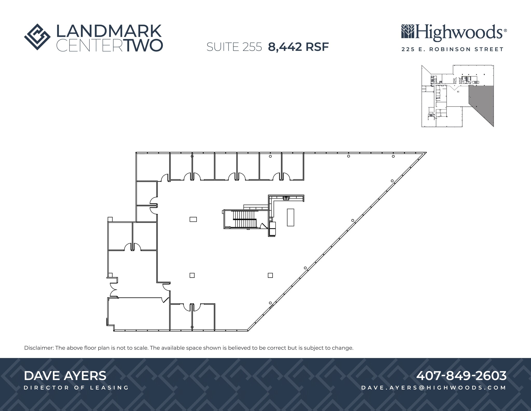 225 E Robinson St, Orlando, FL for lease Site Plan- Image 1 of 1
