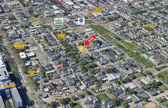 2407 Bienville St, New Orleans, LA - Aérien Vue de la carte