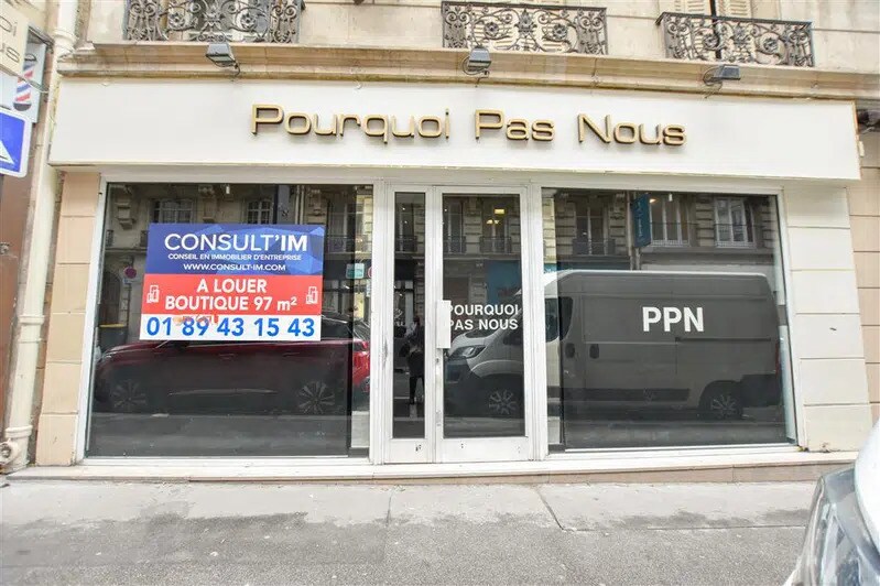 Commerce de détail dans Paris à louer - Photo du bâtiment - Image 1 de 7