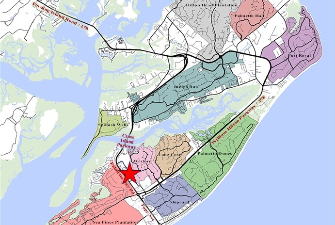 77 Arrow Rd, Hilton Head Island, SC à vendre - Aérien - Image 2 de 8