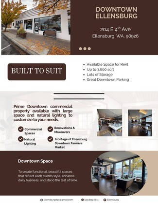More details for 200-206 E 4th Ave, Ellensburg, WA - Retail for Lease