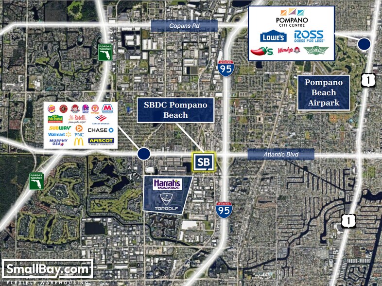1400 SW 1st Ct, Pompano Beach, FL à louer - Aérien - Image 2 de 12