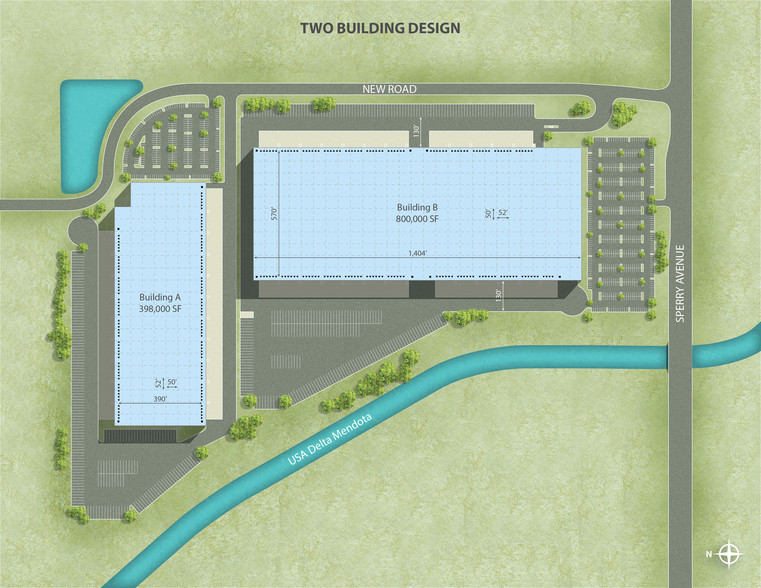 2553 Sperry Ave, Patterson, CA à louer - Plan de site - Image 1 de 2