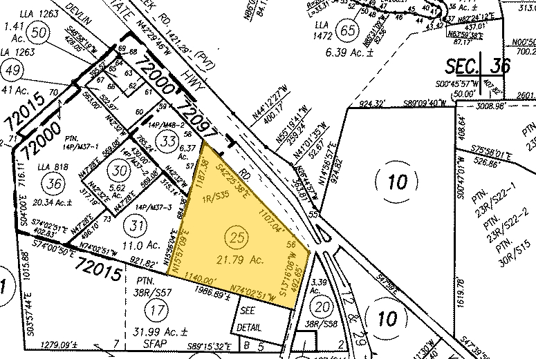 Devlin Rd, Napa, CA à vendre - Plan cadastral - Image 3 de 3