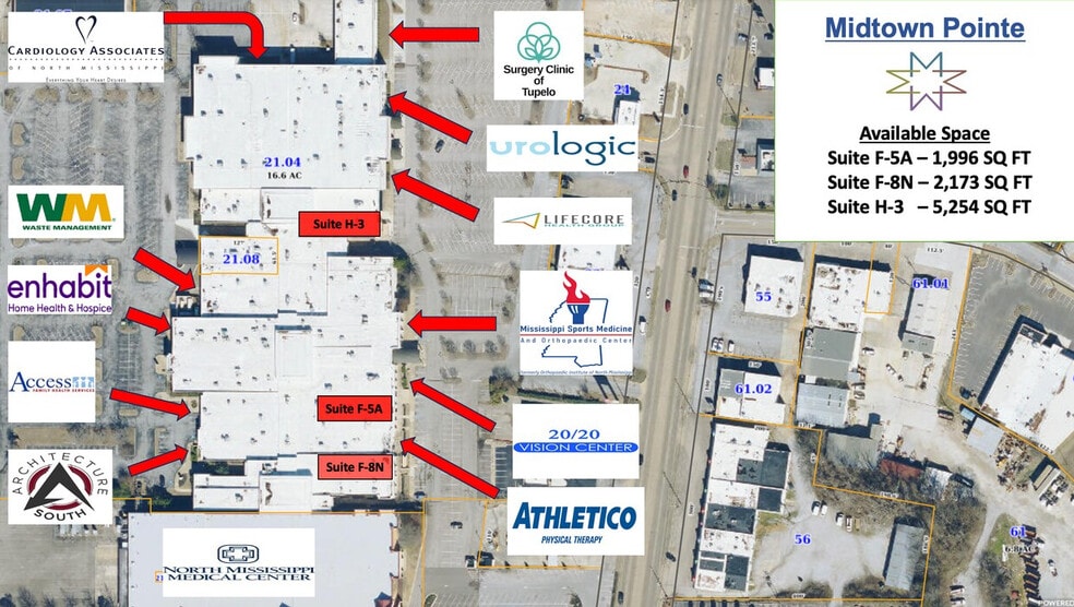 499 Gloster Creek Village, Tupelo, MS for lease - Building Photo - Image 2 of 13