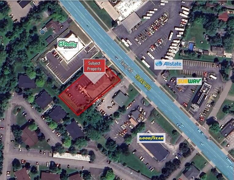 5556 Camp Rd, Hamburg, NY for sale - Aerial - Image 2 of 3