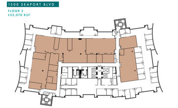 1400 Seaport Blvd, Redwood City, CA à louer Plan d  tage- Image 1 de 1