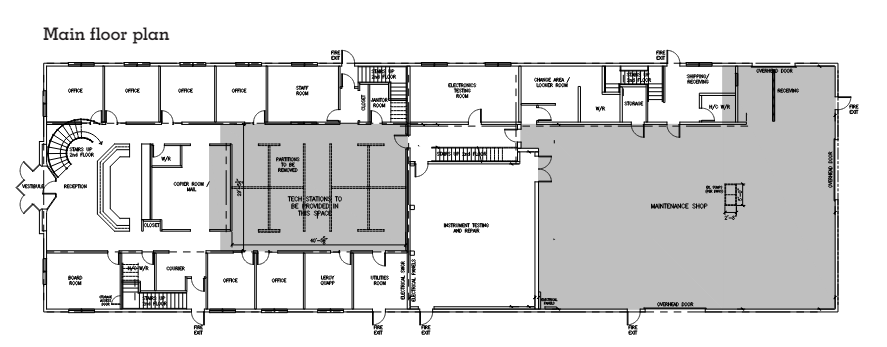 8017 Edgar Industrial Cres, Red Deer, AB for sale - Floor Plan - Image 2 of 2