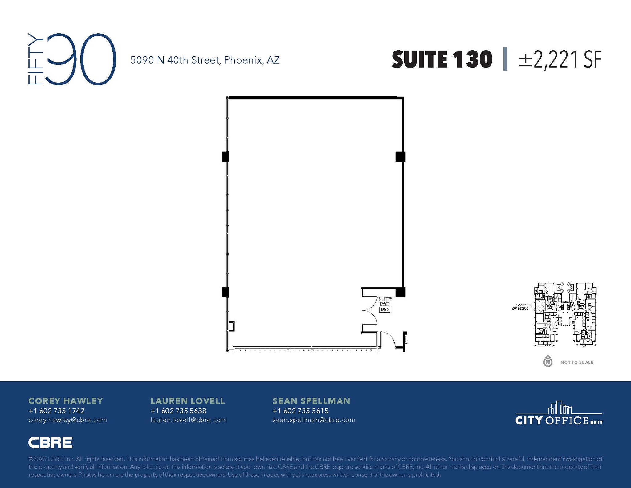 5090 N 40th St, Phoenix, AZ à louer Plan d  tage- Image 1 de 1