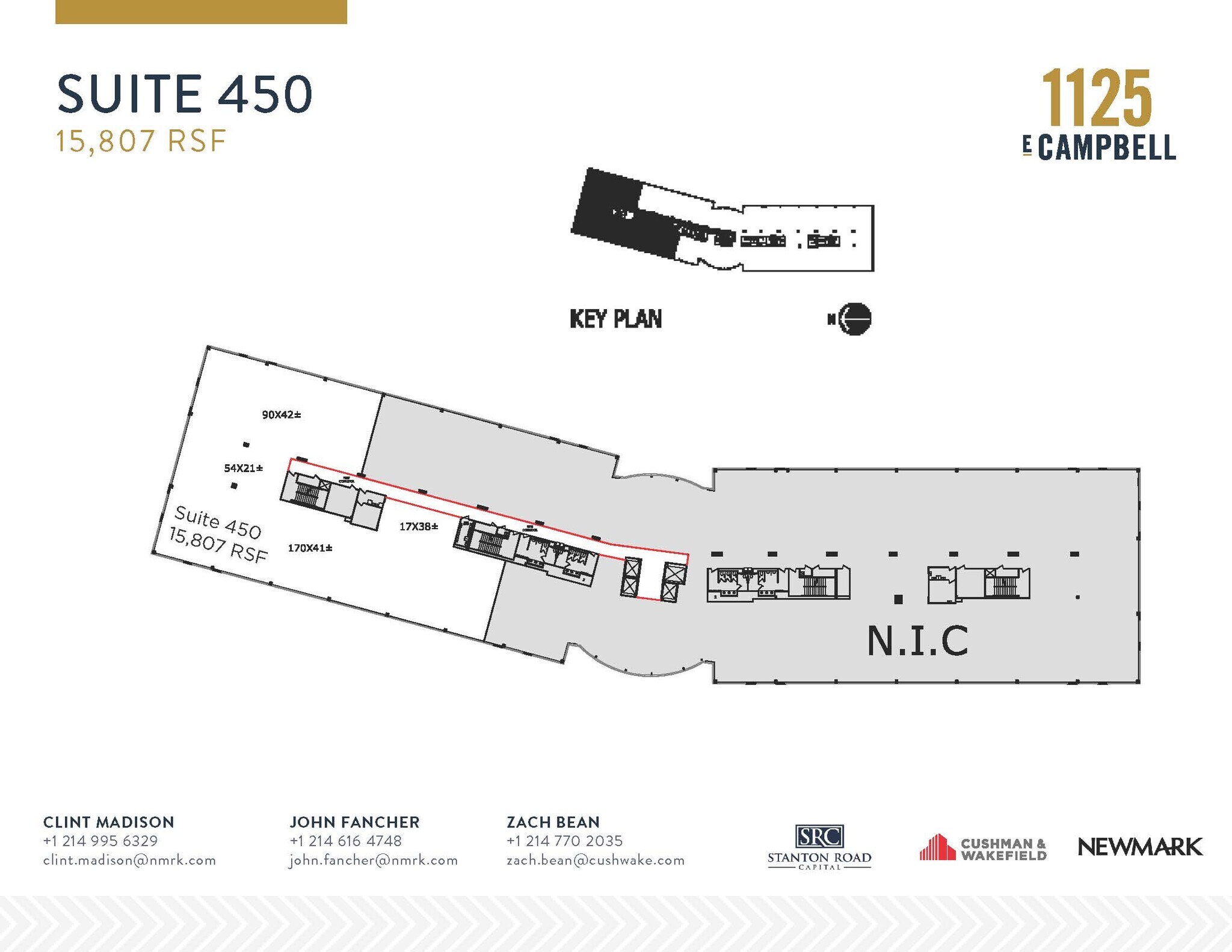 1125 E Campbell Rd, Richardson, TX à louer Plan d’étage- Image 1 de 1