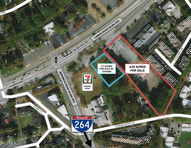 1069 Laskin Rd, Virginia Beach, VA for sale - Aerial - Image 1 of 1