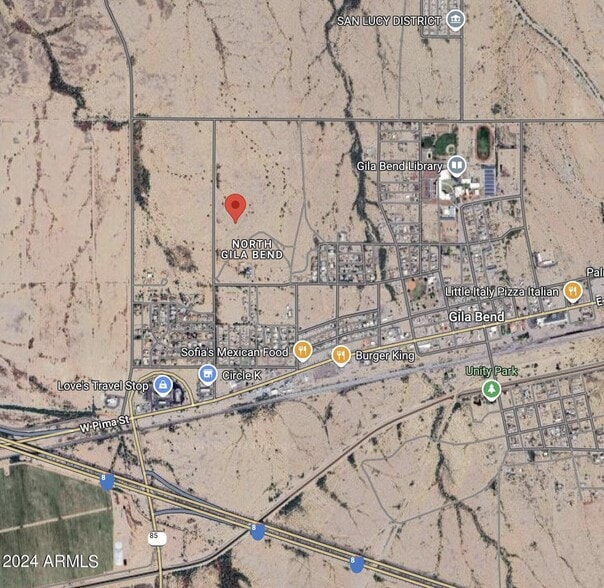 N Harrington Avenue, Gila Bnd, Gila Bend, AZ for sale - Aerial - Image 2 of 4