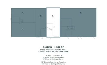 1100 Regal Row, Austin, TX à louer Plan d’étage- Image 1 de 1