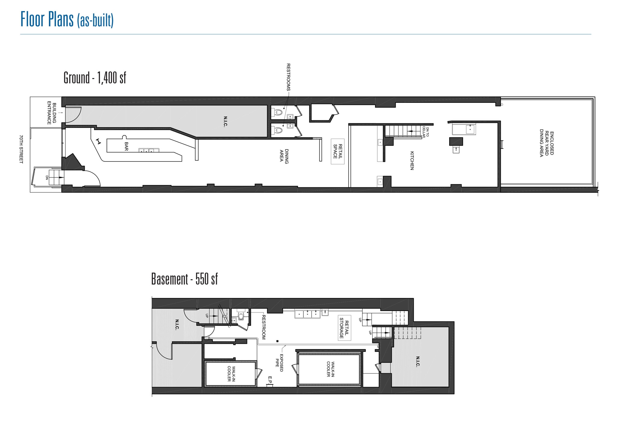103 W 70th St, New York, NY for lease Floor Plan- Image 1 of 8