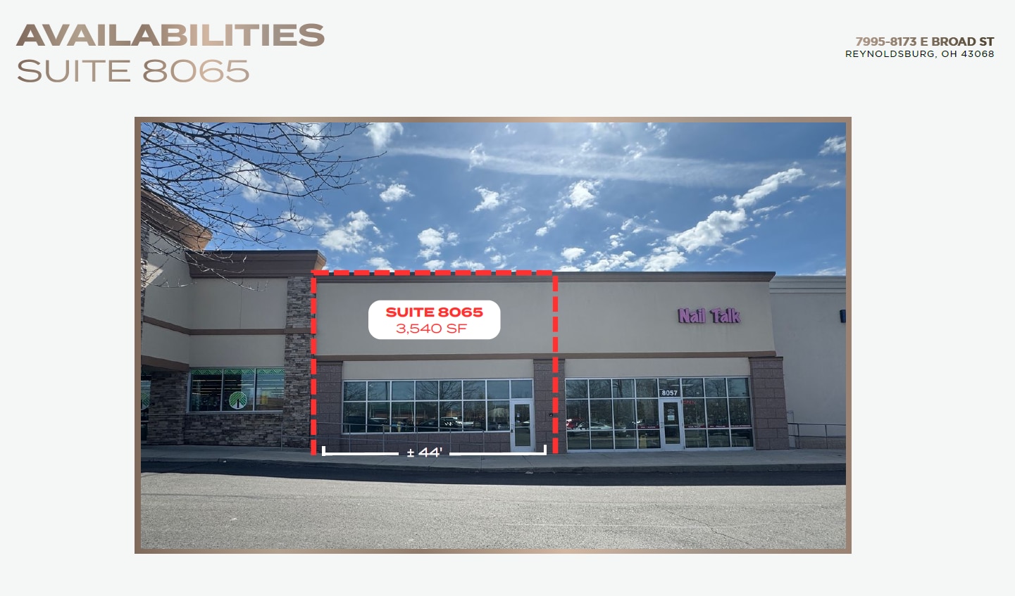 7995-8173 E Broad St, Reynoldsburg, OH for lease Building Photo- Image 1 of 1