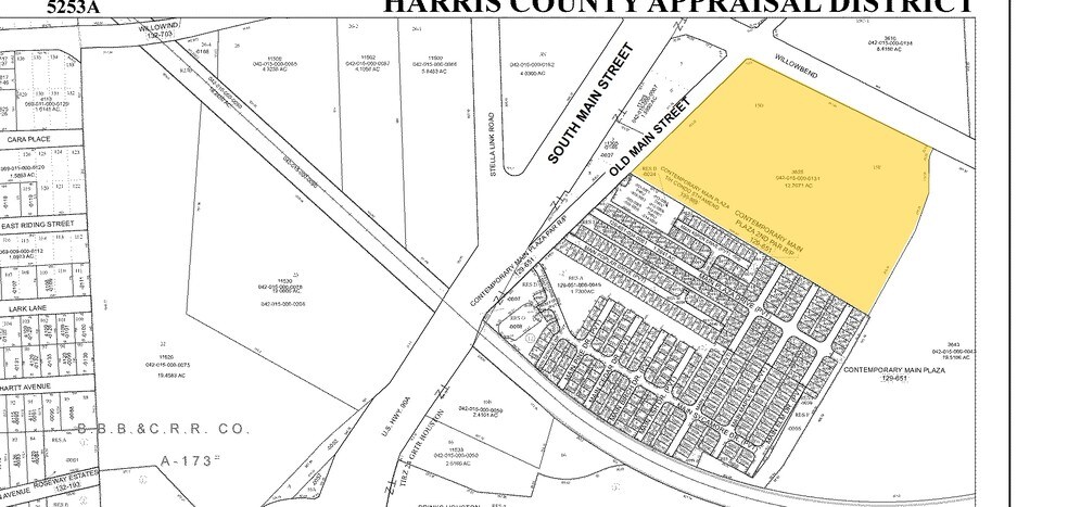 3615 Willowbend Blvd, Houston, TX à louer - Plan cadastral - Image 2 de 6