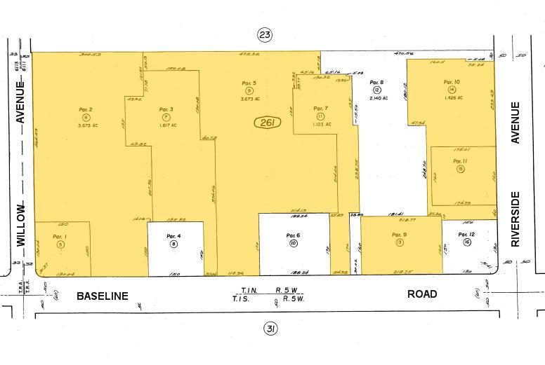 158-250 E Base Line Rd, Rialto, CA à louer - Plan cadastral - Image 3 de 3