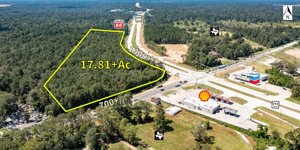 SH 242 & FM 1485, Conroe, TX à vendre - Photo du bâtiment - Image 2 de 10