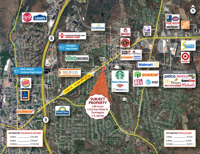 More details for 1144 E Main St, Torrington, CT - Office for Sale