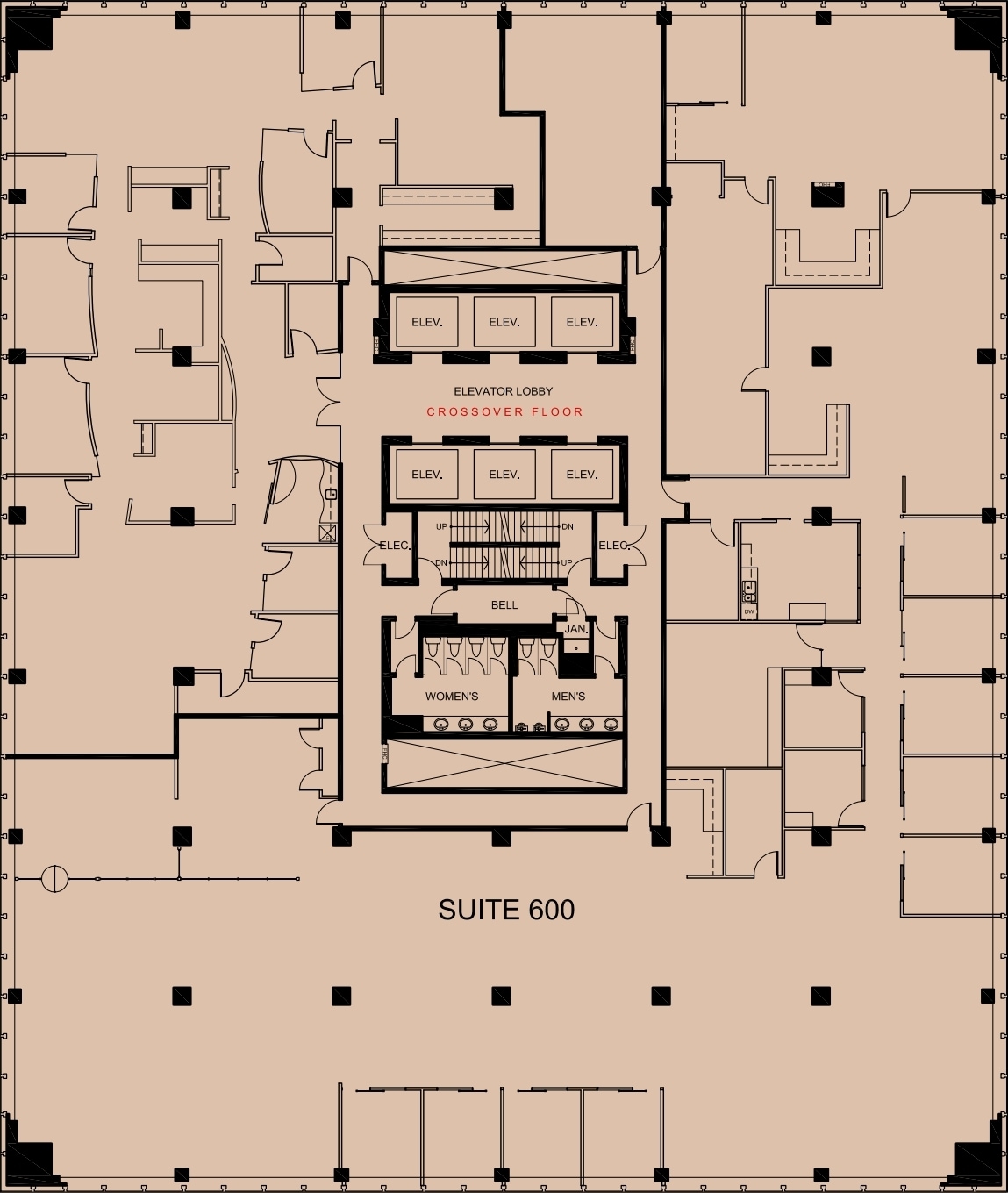 60 Bloor St W, Toronto, ON à louer Plan d’étage- Image 1 de 1