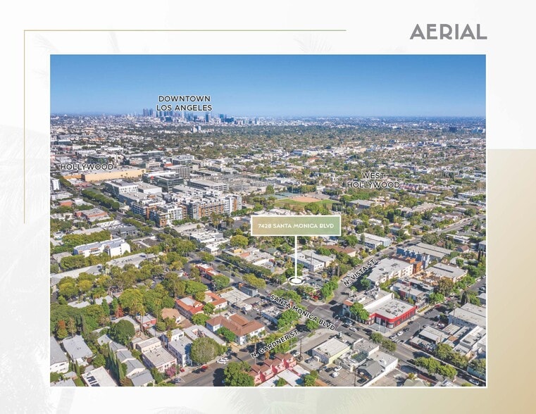 7424 Santa Monica Blvd, West Hollywood, CA for lease - Building Photo - Image 3 of 7