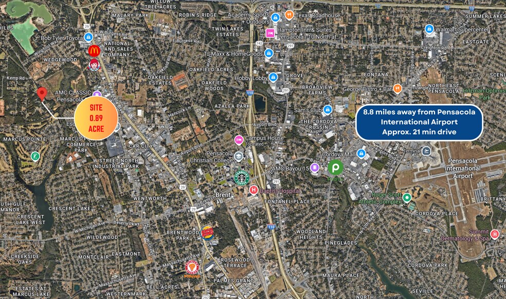 6804 Rolling Hills Dr, Pensacola, FL à vendre - Photo du bâtiment - Image 2 de 2