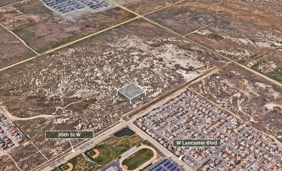 4808 35th St W, Lancaster, CA for sale - Aerial - Image 2 of 3