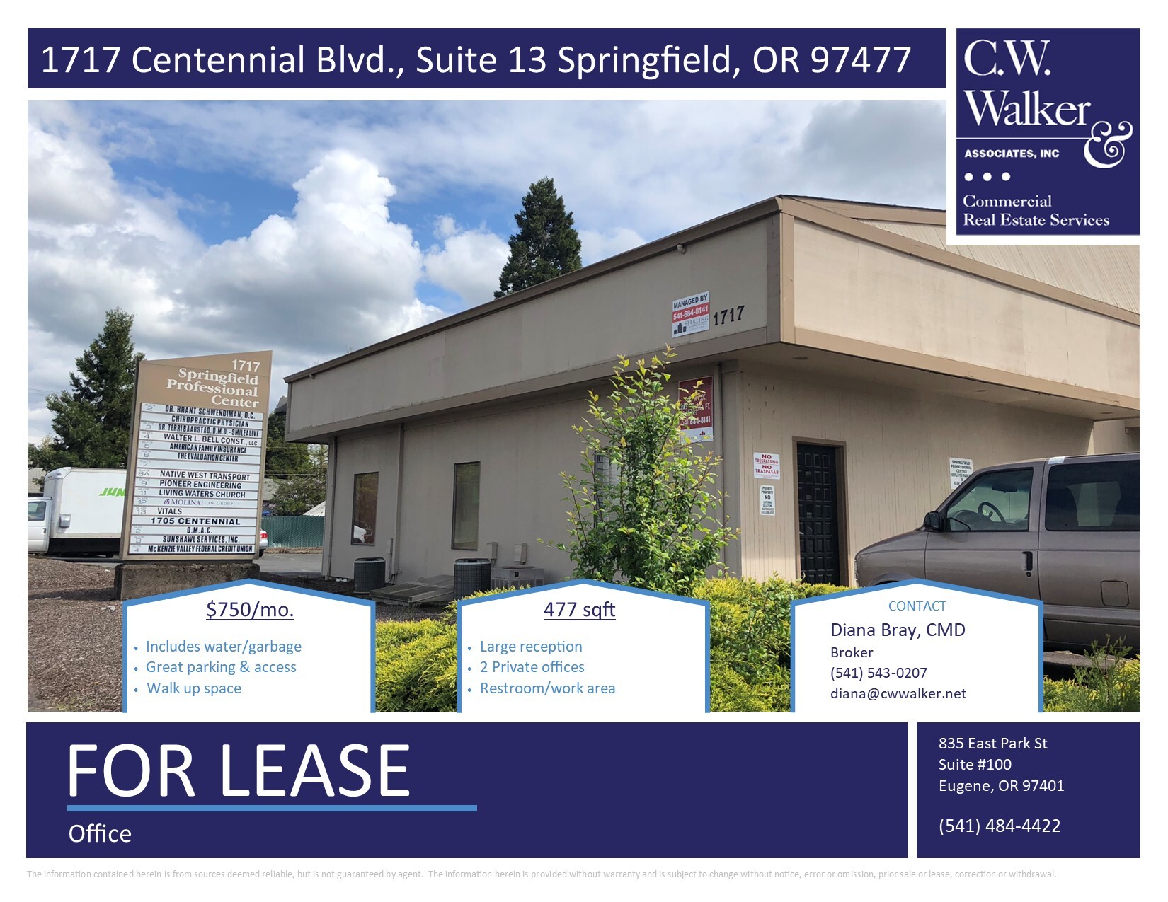 1717 Centennial Blvd, Springfield, OR for lease Building Photo- Image 1 of 1