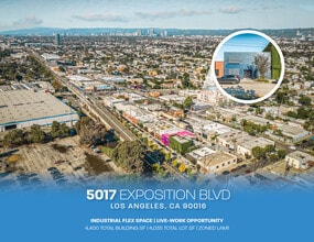 5017 Exposition Blvd, Los Angeles, CA - AERIAL  map view - Image1