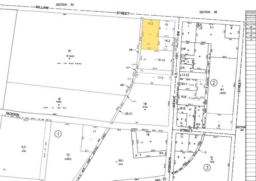 313 S William St, Newburgh, NY à vendre - Plan cadastral - Image 2 de 3