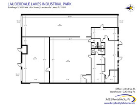 2696 NW 31st Ave, Lauderdale Lakes, FL à louer Plan d  tage- Image 2 de 2