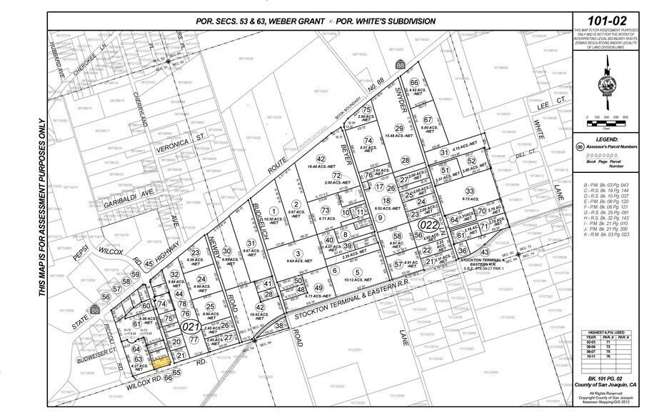 2173 Wilcox Rd, Stockton, CA à louer - Plan cadastral - Image 2 de 3