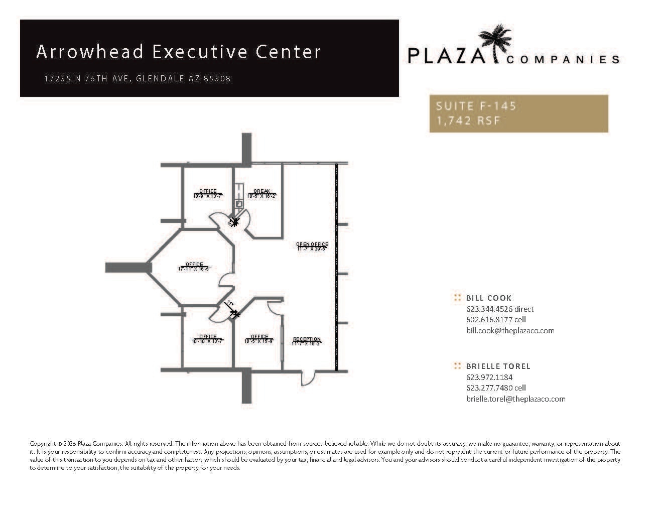 17235 N 75th Ave, Glendale, AZ for lease Floor Plan- Image 1 of 1