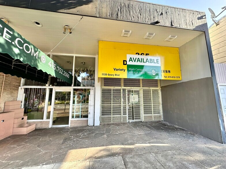 5520-5526 Geary Blvd, San Francisco, CA à louer - Photo du bâtiment - Image 2 de 7