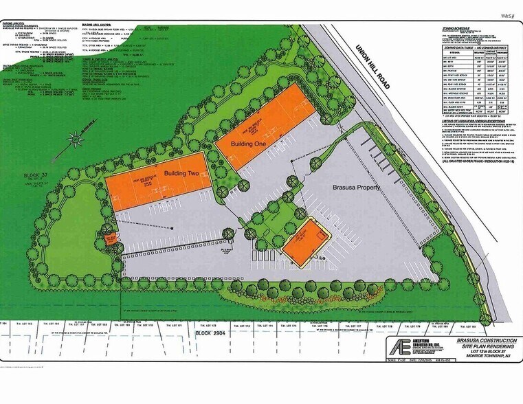 7b Union Hill Rd, Monroe Township, NJ à louer - Plan de site - Image 1 de 1