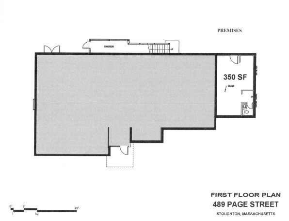 489 Page St, Stoughton, MA for lease Floor Plan- Image 1 of 3