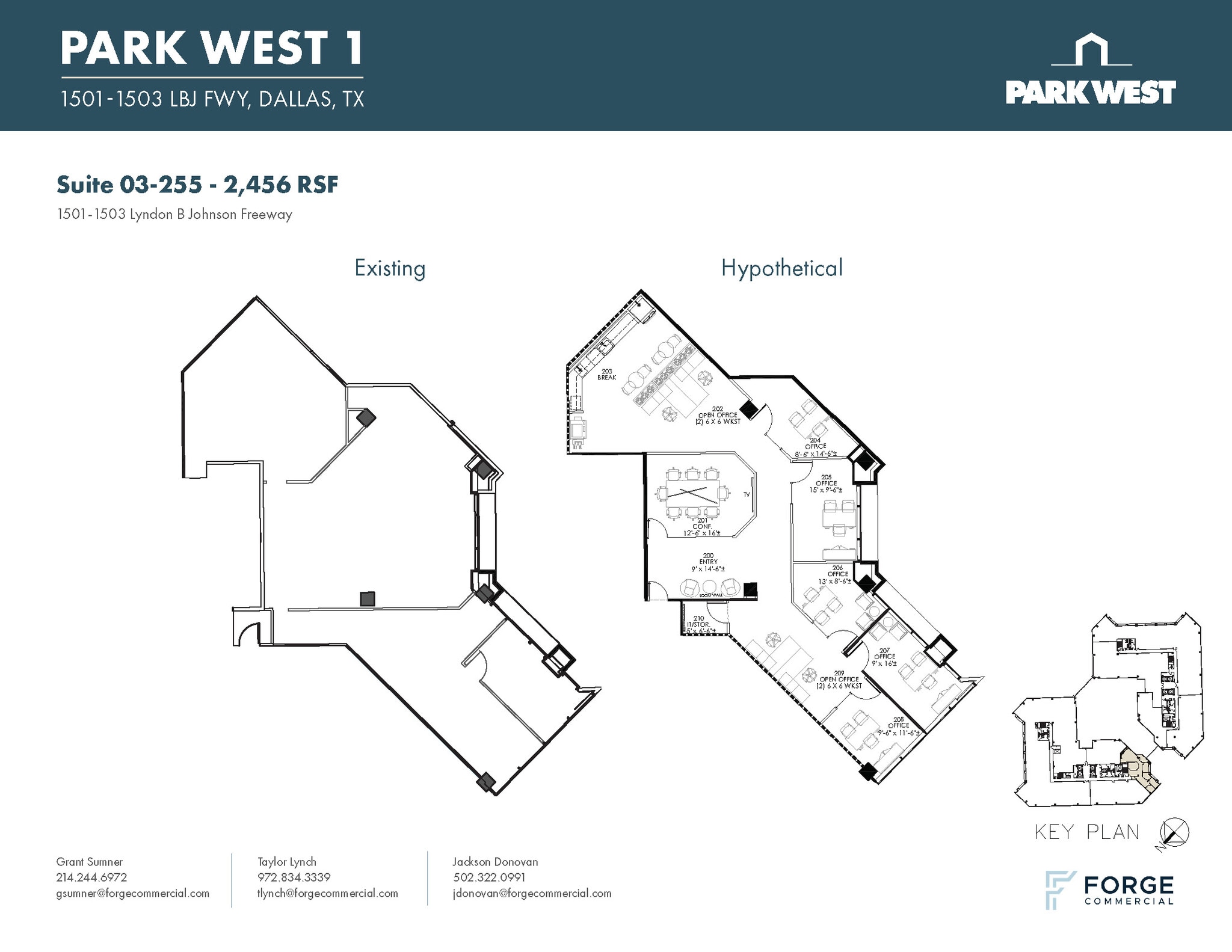 1501-1507 Lyndon B Johnson Fwy, Dallas, TX à louer Plan d’étage- Image 1 de 1