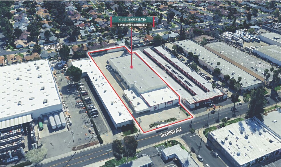 8100 Deering Ave, Canoga Park, CA à louer - Photo du bâtiment - Image 1 de 4